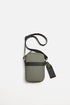 RUBBERISED CROSSBODY BAG